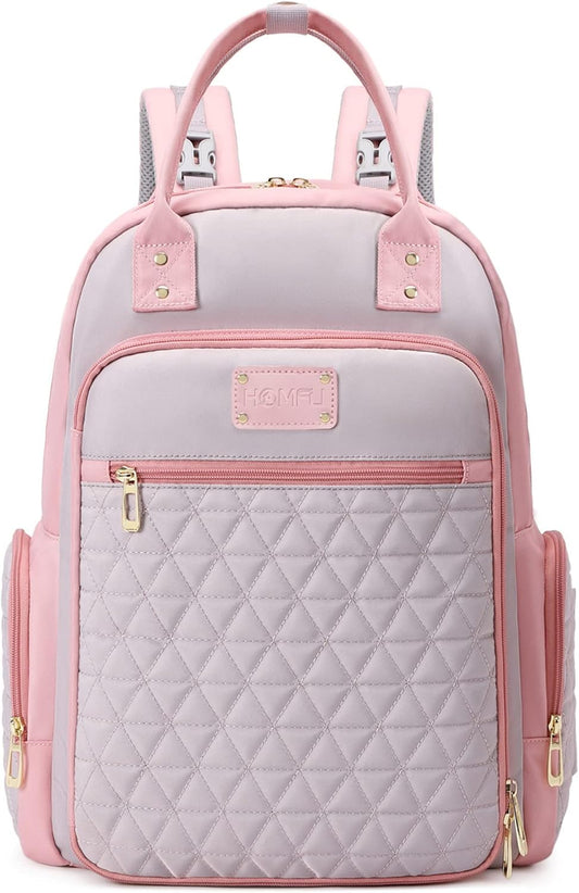 Pink Diaper Bag Backpack - Essential Baby Shower Gift