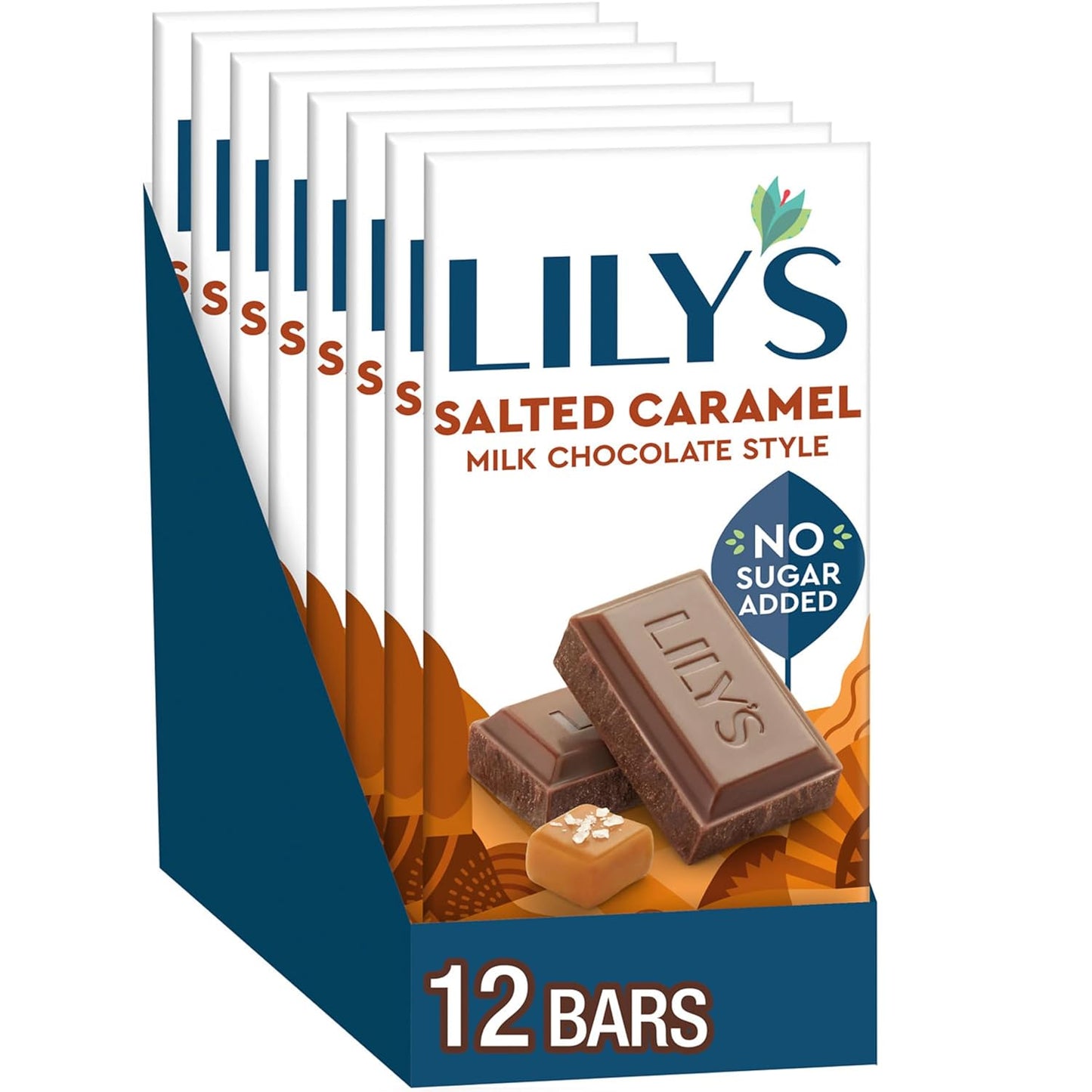 LILY'S Salted Caramel Milk Chocolate Bars No Sugar Added Treats
