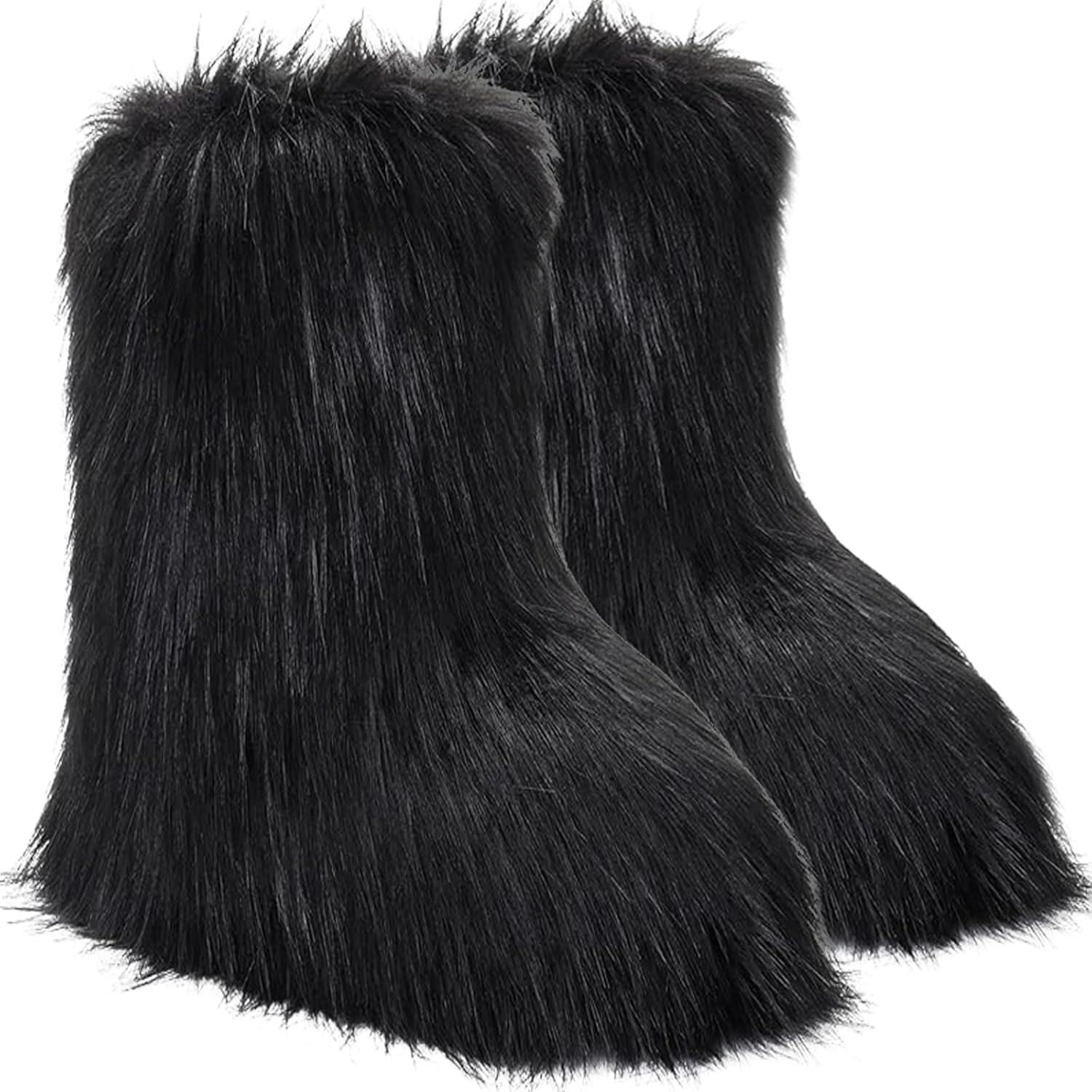Faux Fur Boots for Women - Cozy Furry Winter Footwear
