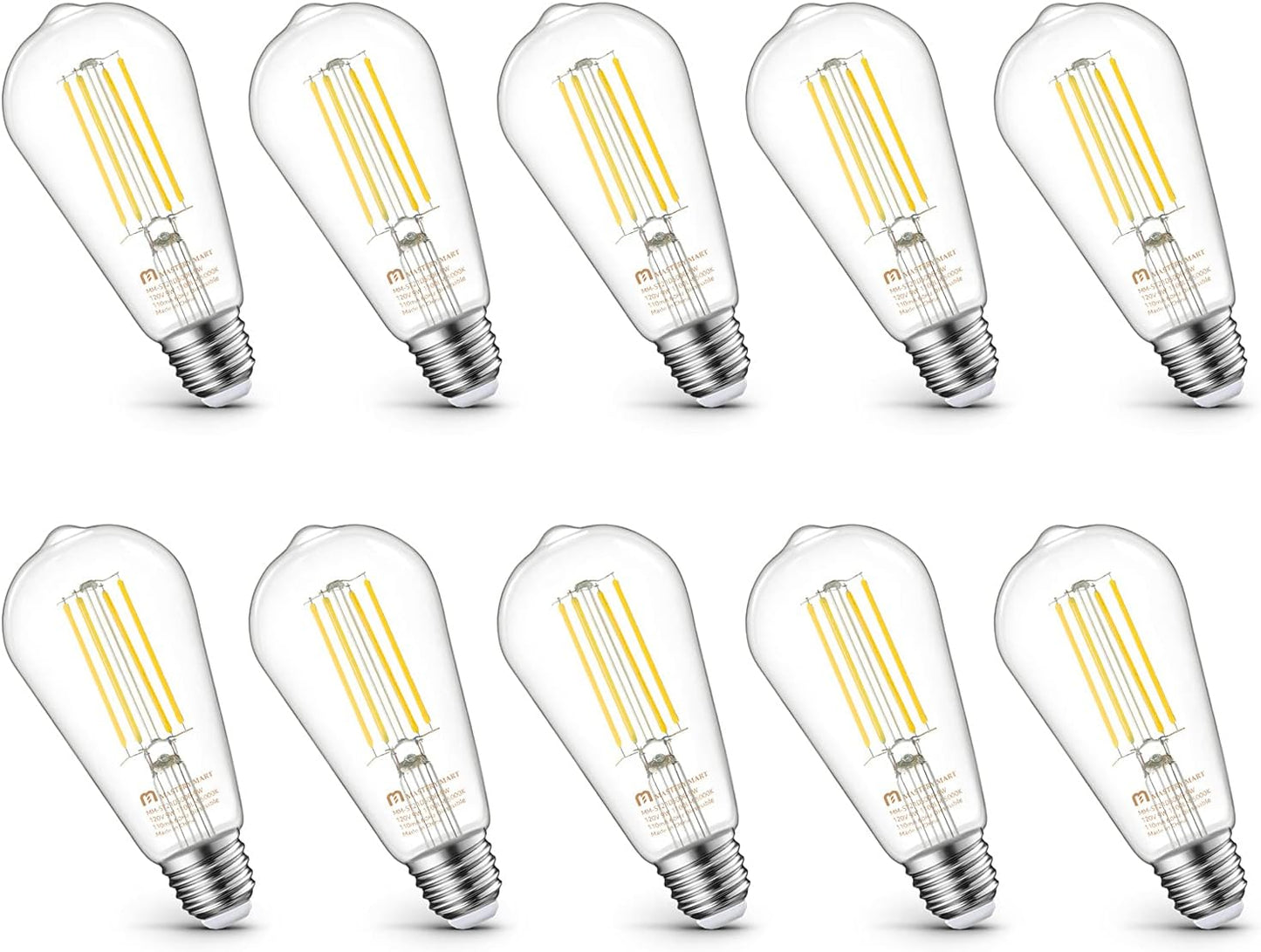 100 Watt LED Bulb by MASTERY MART - Dimmable Vintage Lightbulbs