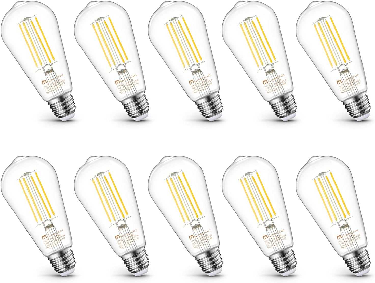 100 Watt LED Bulb by MASTERY MART - Dimmable Vintage Lightbulbs