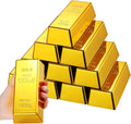 12 Pieces Fake Gold Bar Replica Decorative Movie Prop - Fun Party