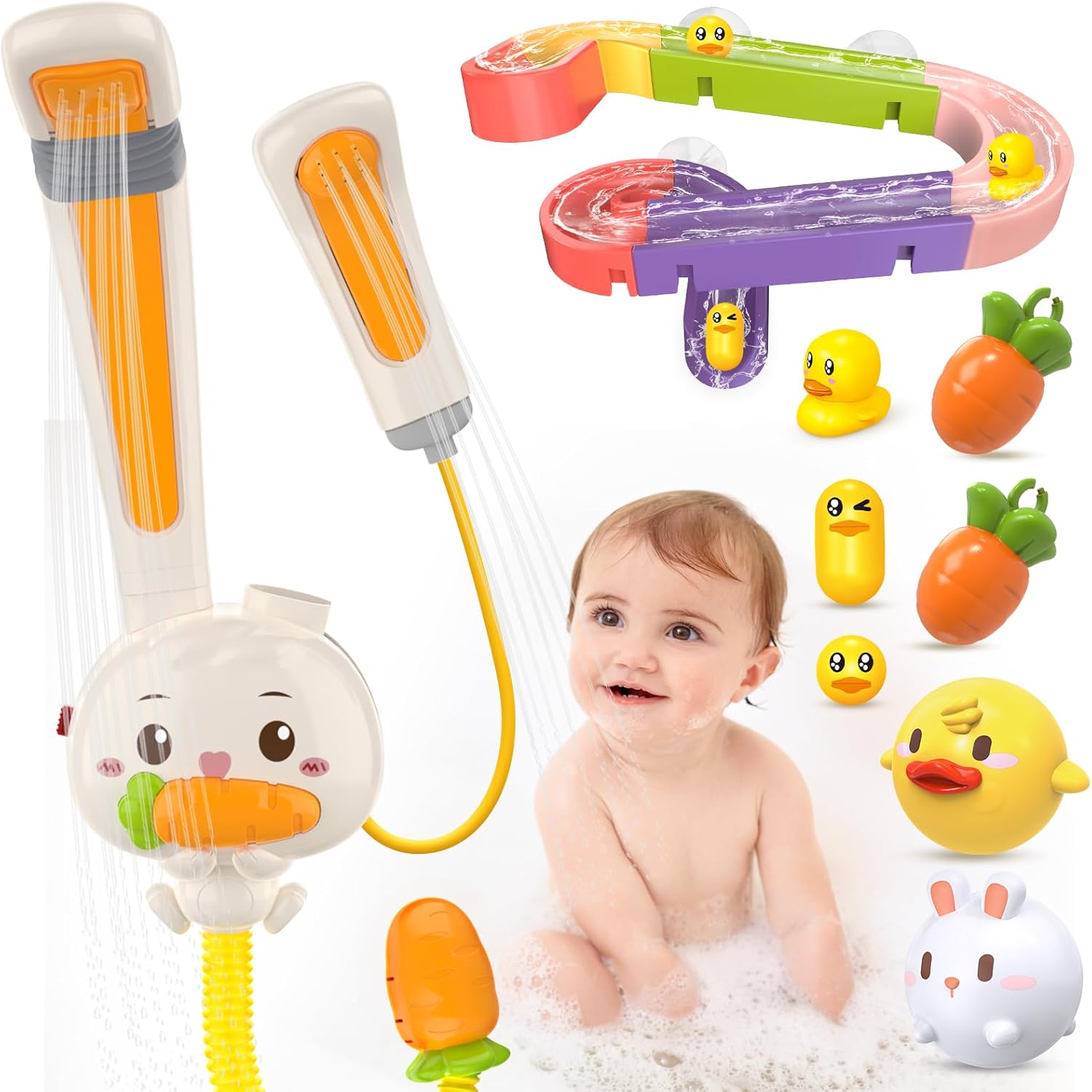 Rabbit Electric Bath Toy - 3 Spray Modes