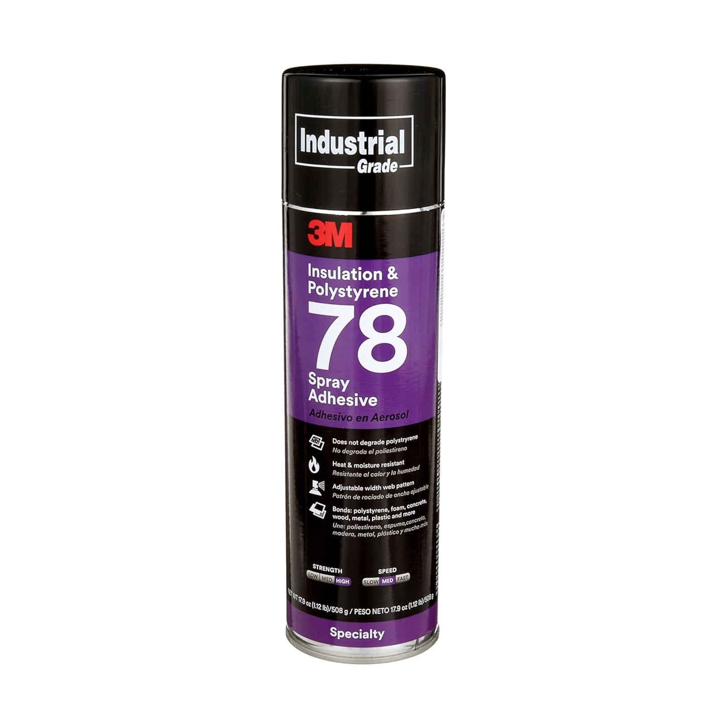 3M 78 Polystyrene Foam Insulation Spray Adhesive for Professionals