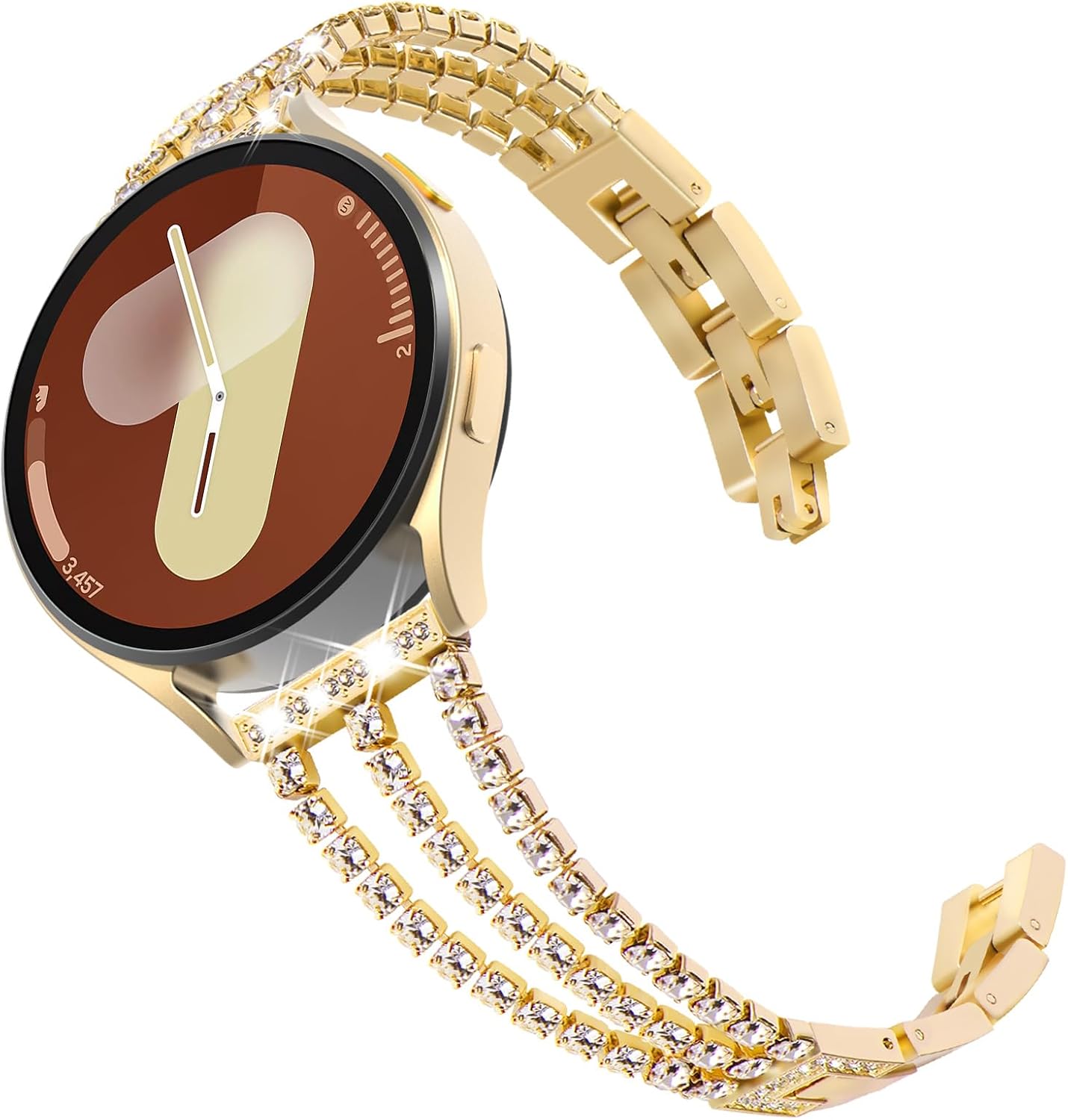 Sparkle in Style: Gold Band for Galaxy Watch