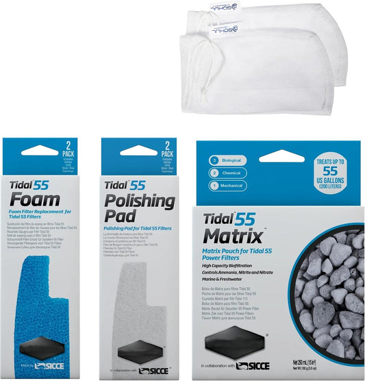 Tidal 55 Filter Maintenance Kit with Gokul Brands Media Bags
