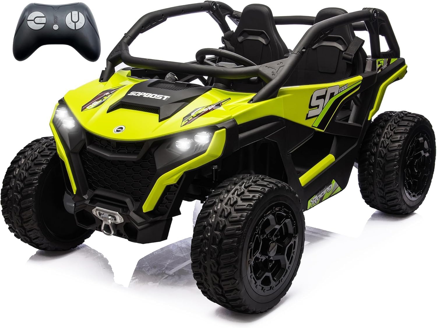 XL 24V 10Ah Real 2-Seater Kids UTV Ride On Car with Music