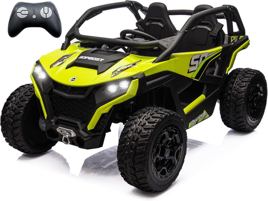 XL 24V 10Ah Real 2-Seater Kids UTV Ride On Car with Music