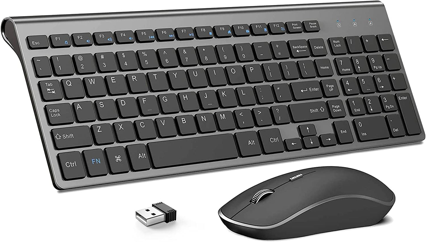 JOYACCESS Wireless Keyboard Mouse - Ergonomic Design