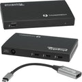 Plugable Thunderbolt 4 Hub | 60W Laptop Charging - Compact 3-Port Hub