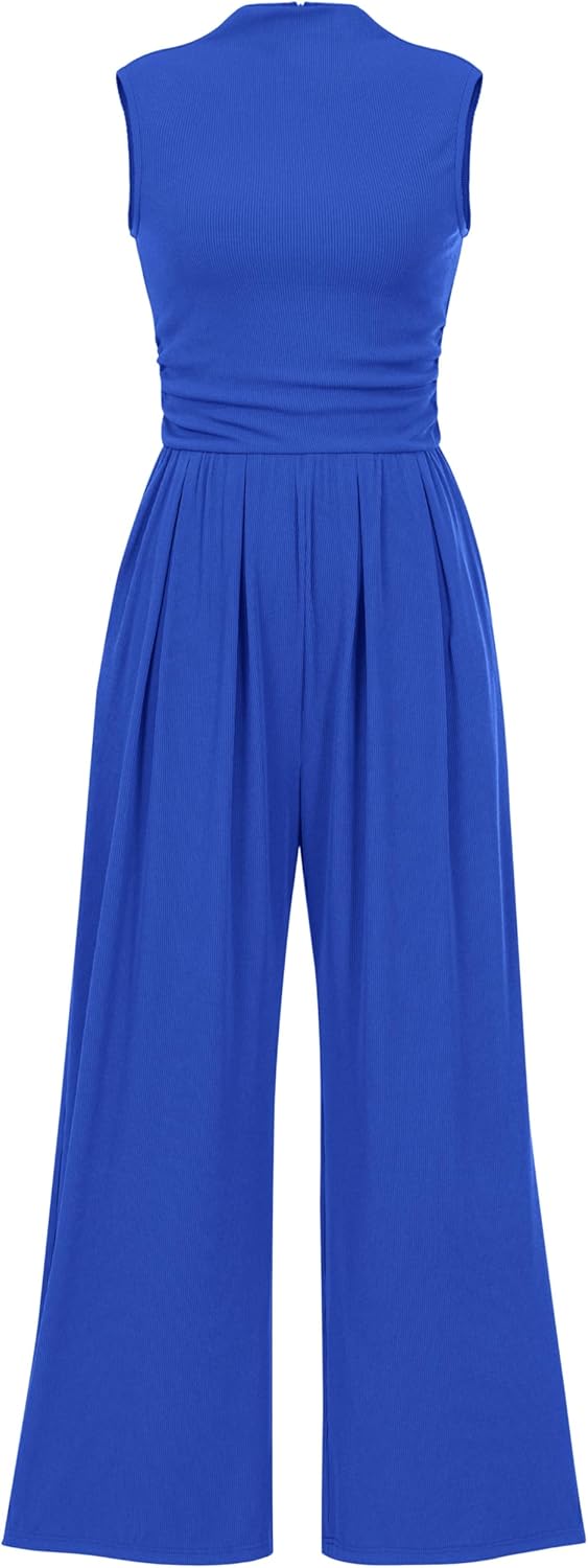 PRETTYGARDEN Womens Summer Jumpsuits Dressy Casual One Piece