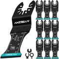 10 PCS Carbide Oscillating Tool Blades Kit - Durable Metal Cutting
