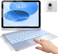 typecase Touch iPad 10th & 11th Gen Silver Keyboard Case - Backlit