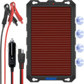 POWOXI 3.3W 12V Solar Battery Trickle Charger Maintainer - Portable