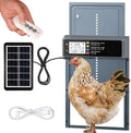 Automatic Chicken Coop Door Solar Powered - LCD Timer & Light Sensor