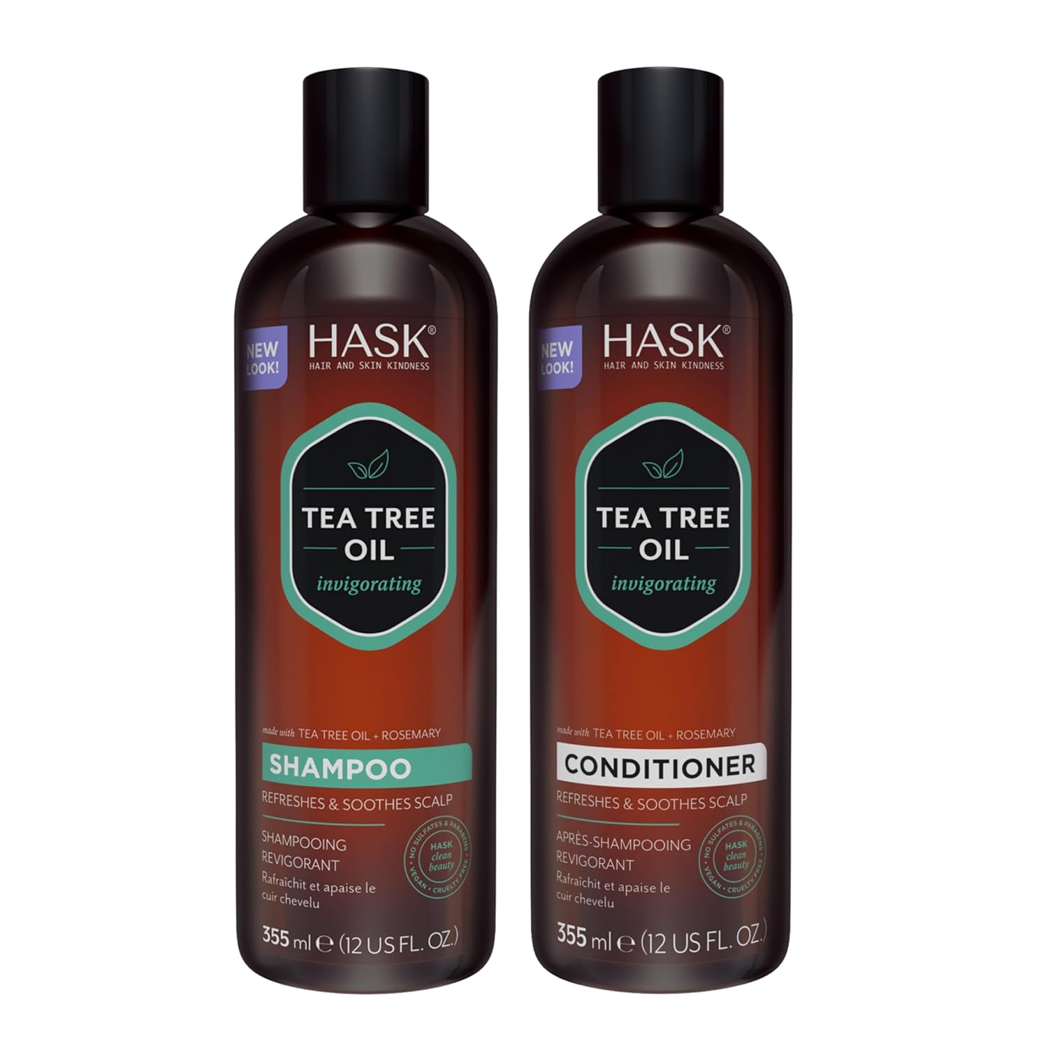 HASK Tea Tree & Rosemary Duo - Invigorating Haircare Set