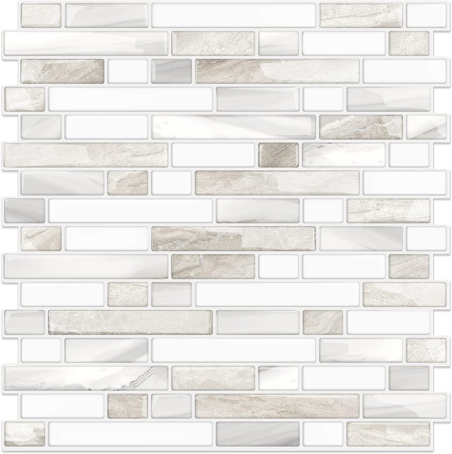 STICKGOO Thicker Design Peel and Stick Tile Backsplash for Home