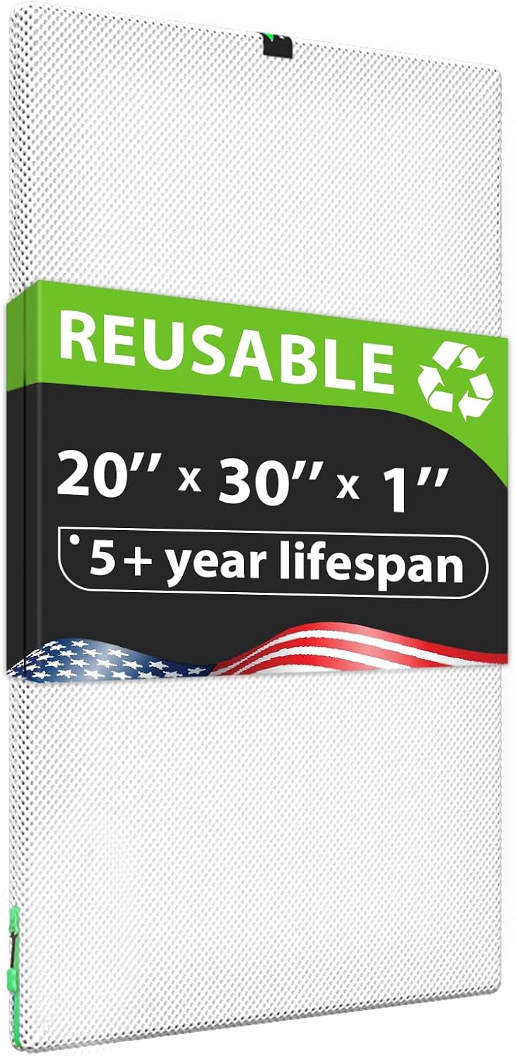 20x30x1 Washable and Reusable Air Filter for AC HVAC Systems