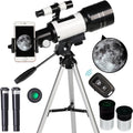 Telescope for Adults & Kids 70mm Refractor - Portable Travel Telescope