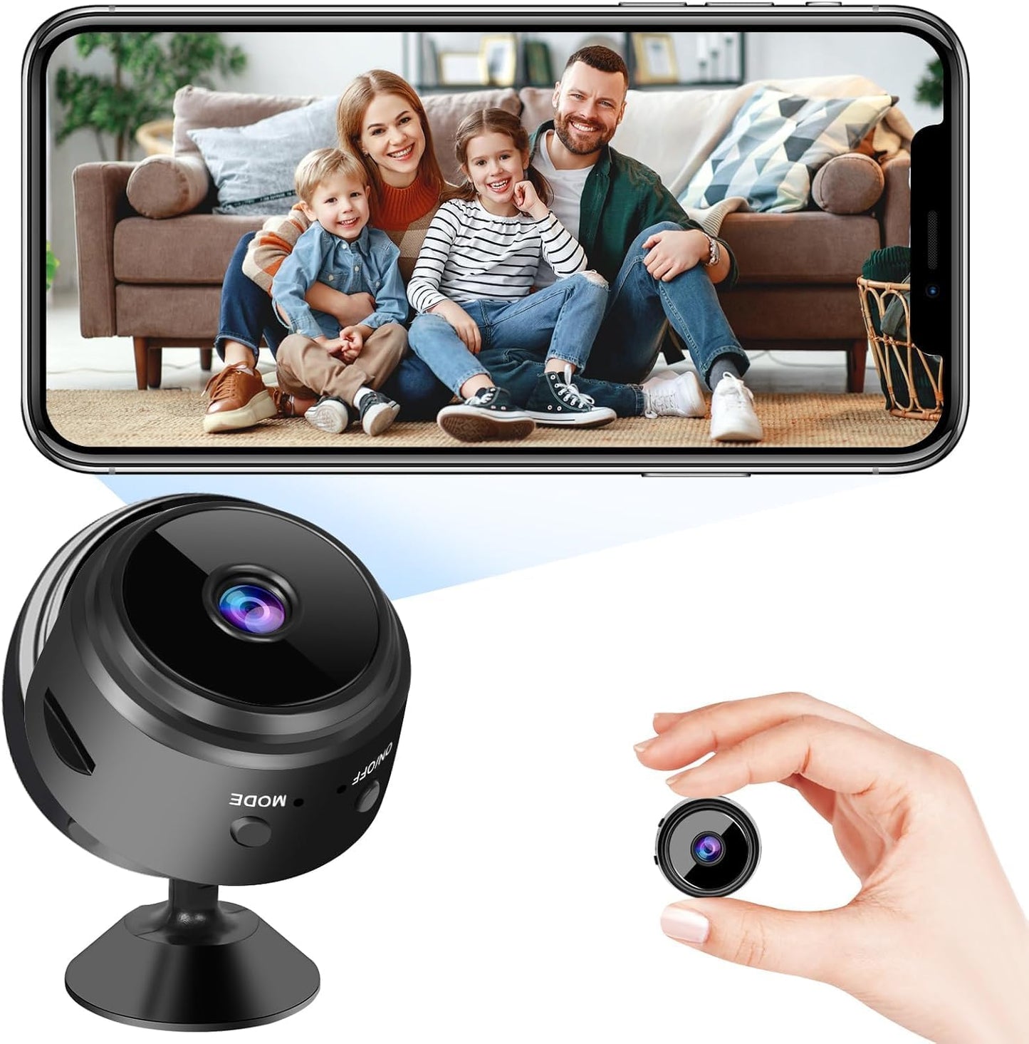 WiFi Hidden Camera - HD Surveillance for Pet/Baby