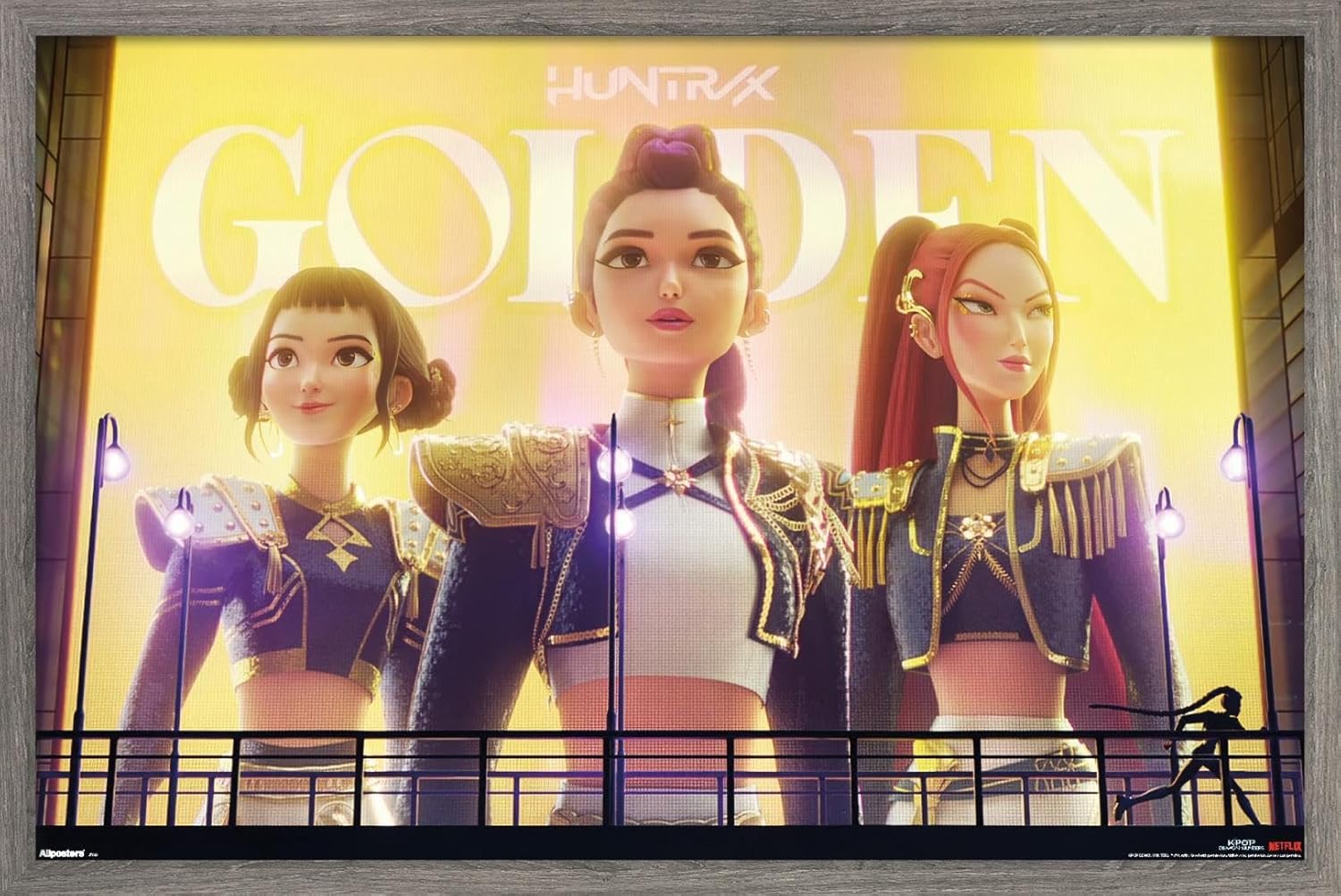 Netflix KPop Demon Hunters 2025 Wall Poster for Stylish Decor