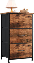 Somdot Small Dresser with 3 Drawers for Bedroom Storage