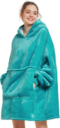 Wearable Blanket Hoodie - Oversized Sherpa Sweatshirt for Adults