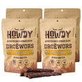 Howdysnax Droewors Beef Sticks Four 8oz Packs - Handcrafted Sugar Free