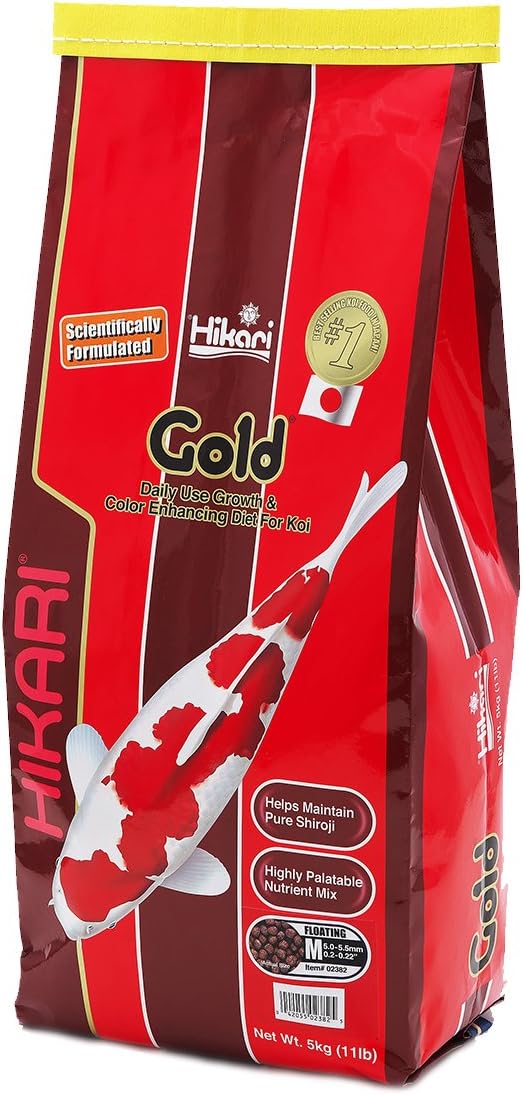 Hikari Gold 11lb Bulk Medium: Optimal Daily Diet for Koi