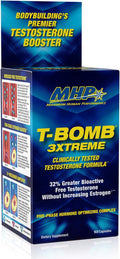 MHP T-Bomb 3xtreme Clinically Tested Testosterone Booster - Boost Free