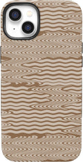 Casely iPhone 14 Case Mocha Ripple - Bold Protective Design