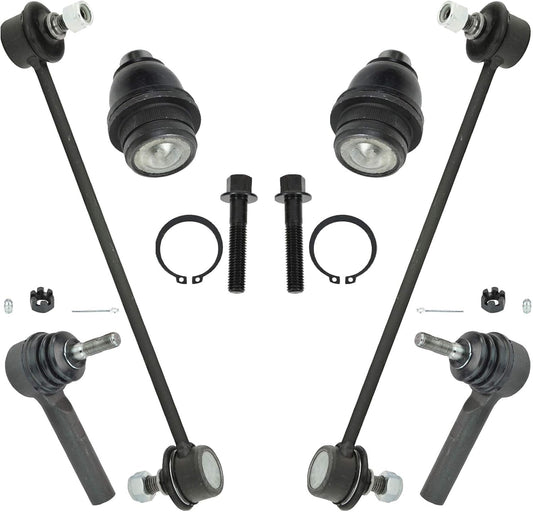 TRQ Front Steering & Suspension Kit for Dodge Caliber & Jeep