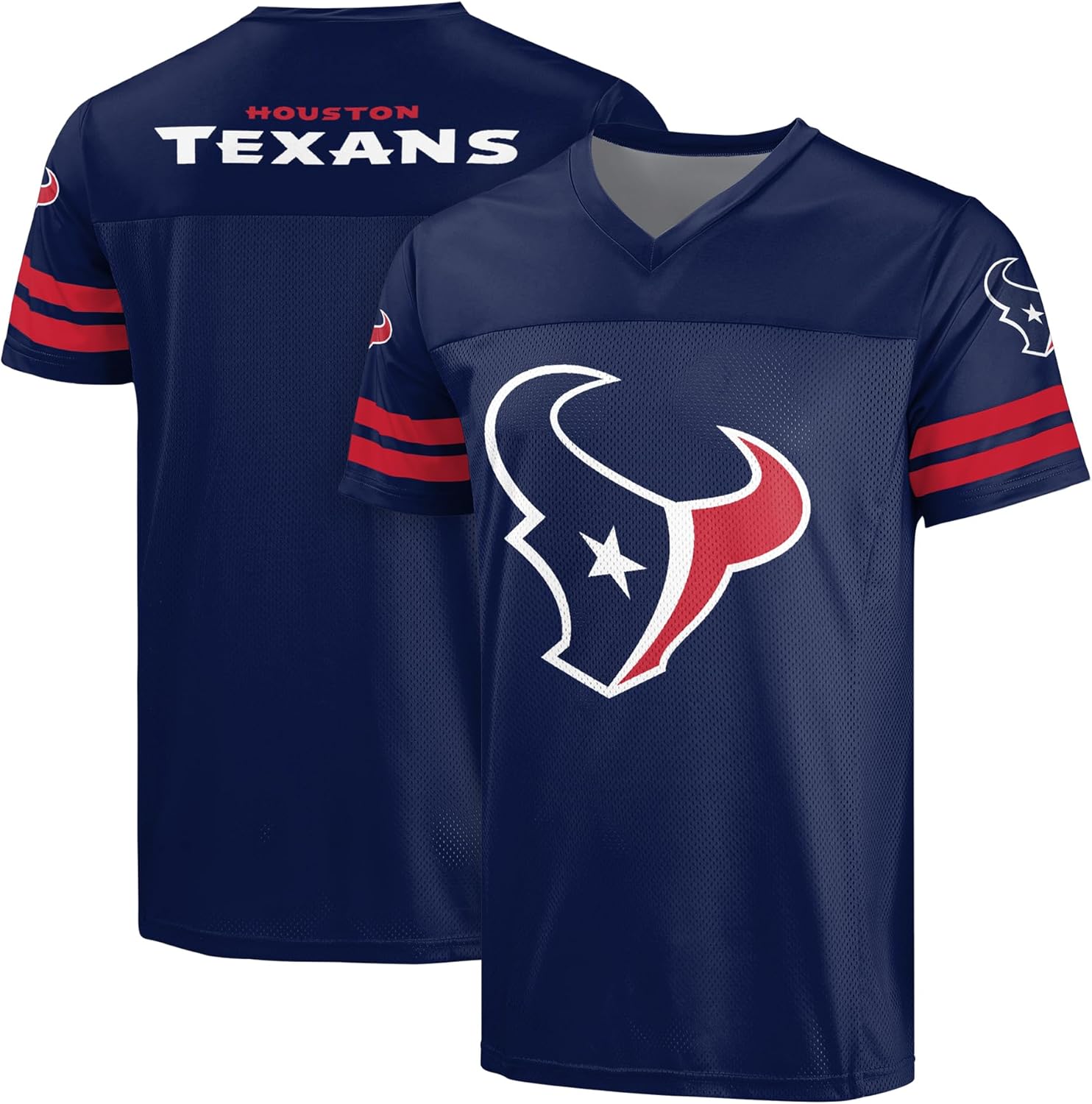 FOCO NFL Men's Throwback Retro Primary Logo Game Day Top