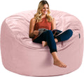 HABUTWAY Bean Bag Chair 3Ft Plush Velvet Memory Foam - Cozy Lounge