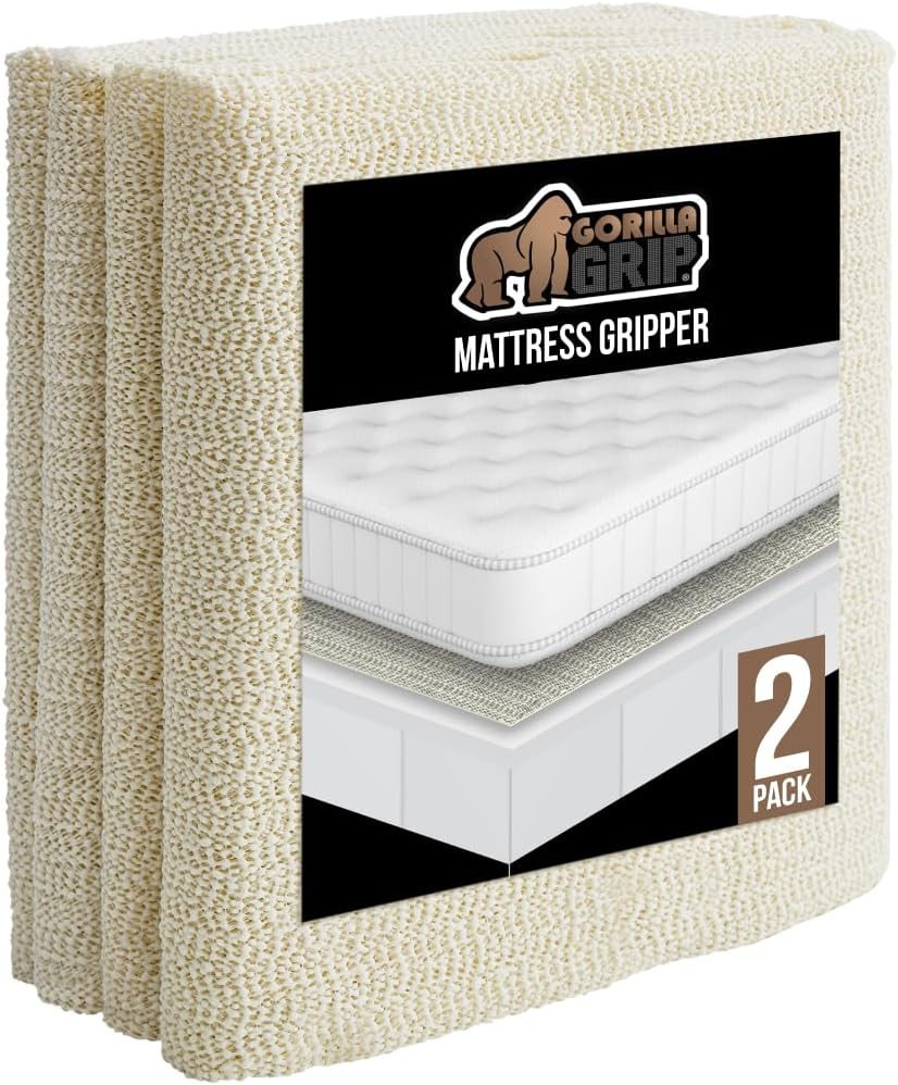 GORILLA GRIP Non Slip Mattress Gripper for Secure Sleep