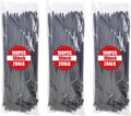 Ultra Strong 18 Black Cable Ties - 200 LBS Tensile Strength
