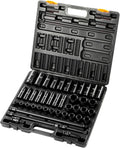 Impact Socket Set 1/2 in Drive 43-Piece - Durable 6-Point Sockets