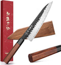 8.5 inch Chef Knife with High Carbon Steel and Redwood Handle