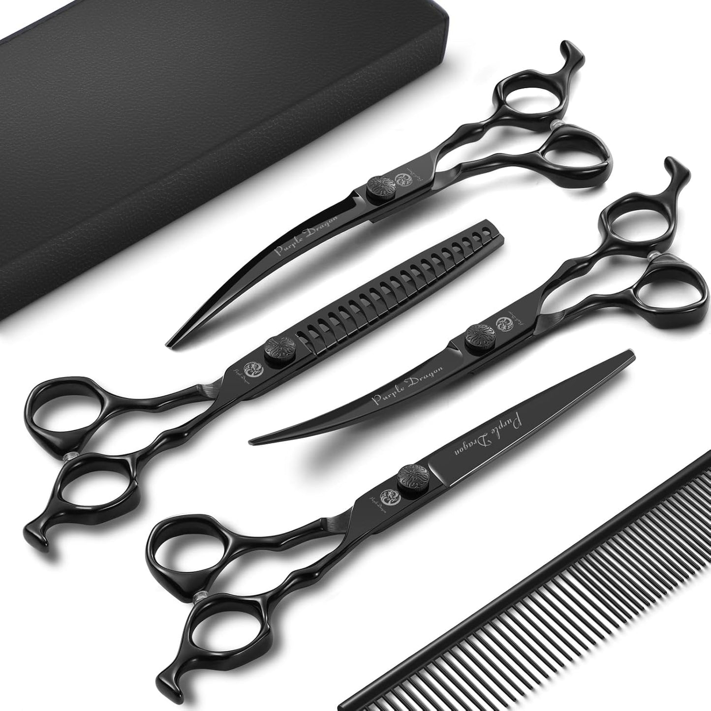 Professional Dog Grooming Scissors Set for Precision Trimming