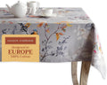 Table Cloth Rectangle 60 x 108 in Cotton Tablecloth - Elegant Grey