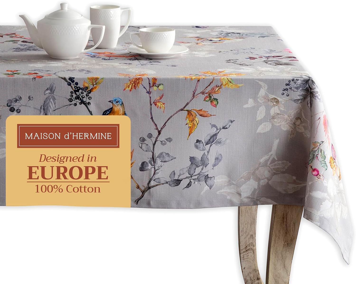 Elegant 100% Cotton Tablecloth for Dining and Special Occasions