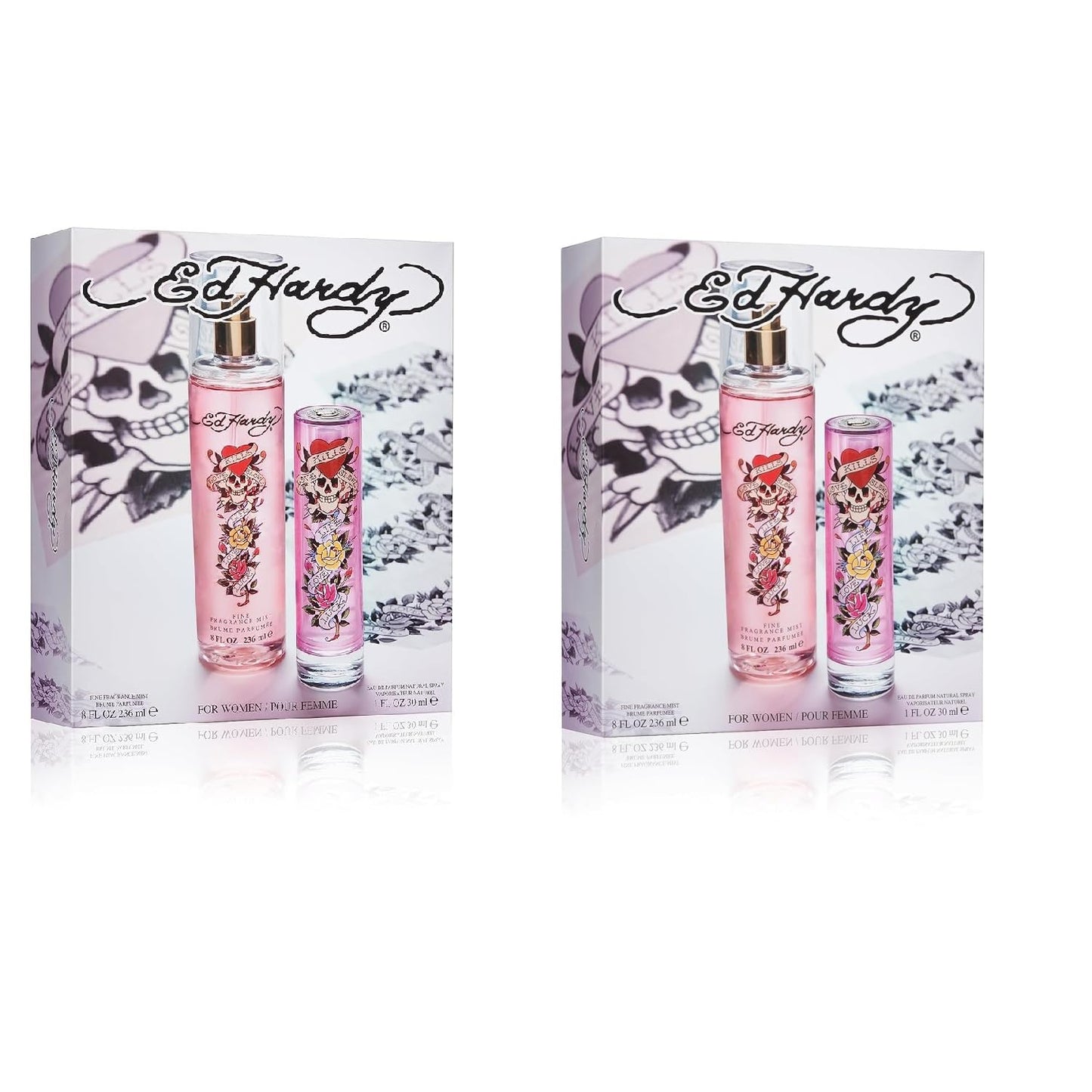 ED HARDY Women's Perfume Fragrance Set - Vibrant & Addictive