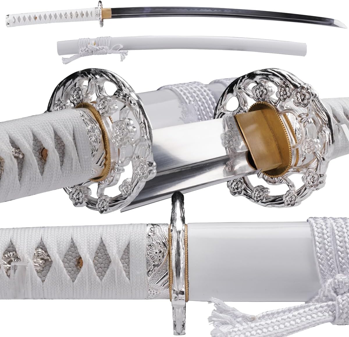Japanese Samurai Katana Sword, High Carbon Steel Handmade