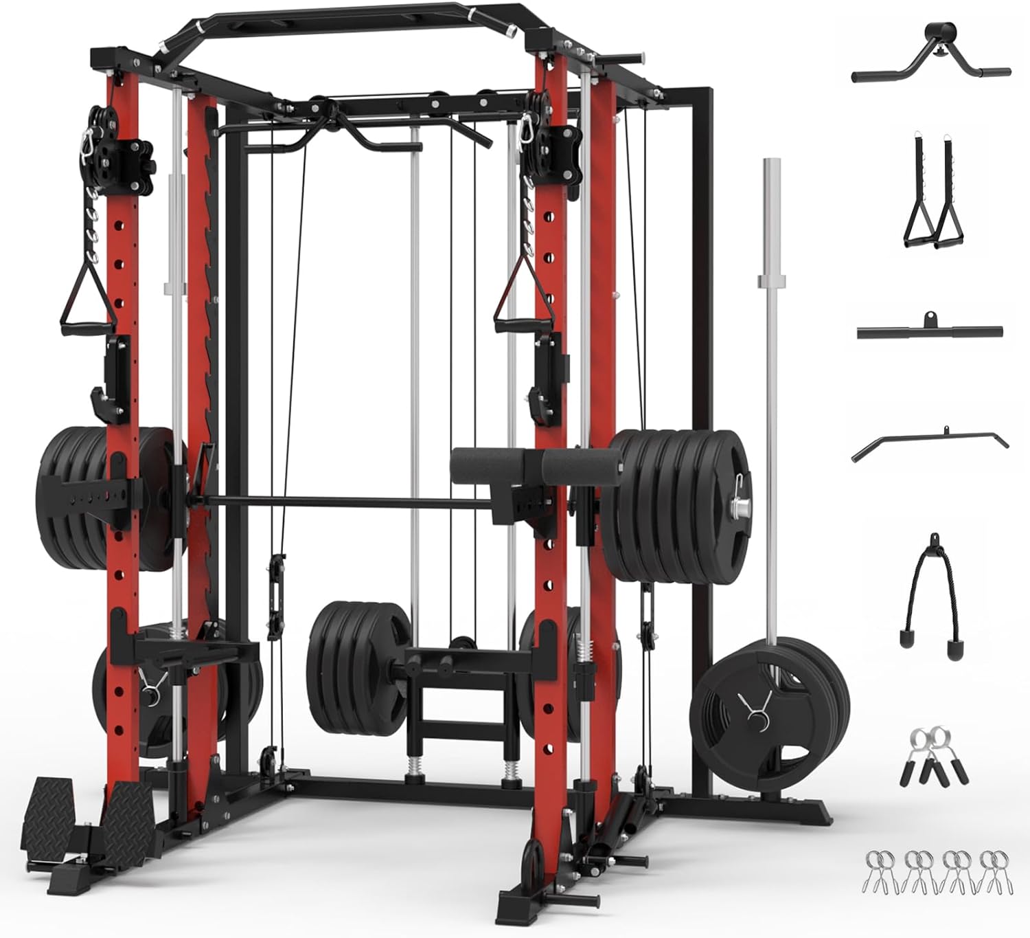 Ultimate Home Gym Power Cage with Cable Crossover