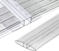 Polycarbonate Greenhouse Panels H Connectors 4mm 4ft - Secure Join