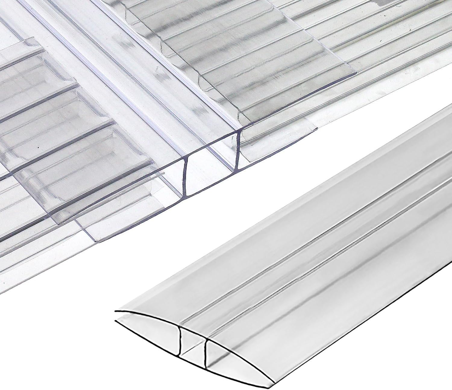 Polycarbonate Greenhouse Panels H Connectors for Seamless Fit