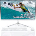 All-in-One Desktop Computer for Home Office - Compact 23.8in Full HD
