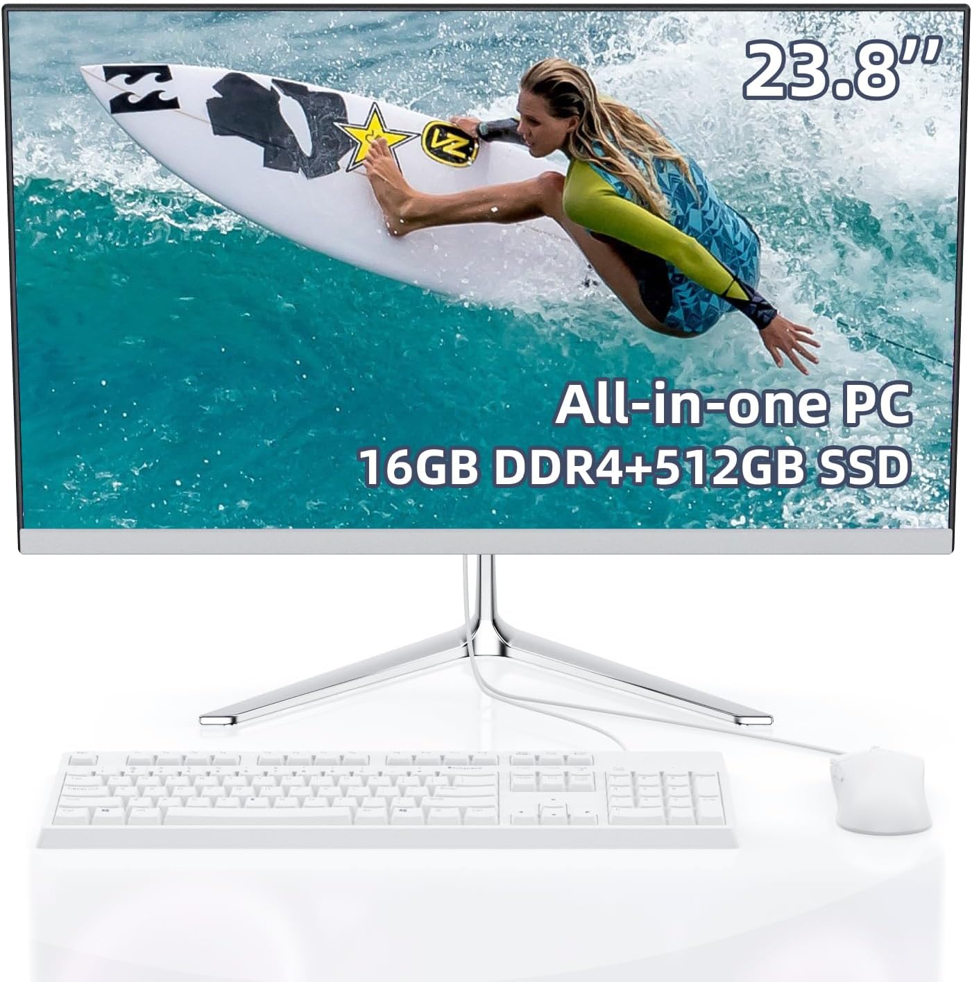 All-in-One Desktop Computer for Home Office with 16GB RAM