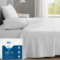 Coolmax Cooling Sheets Queen Size Bed Sheet Set - Soft, Deep Pocket