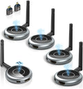 Wireless HDMI Transmitter and 4 Receivers - 5G 1080P@60HZ Multi-Screen